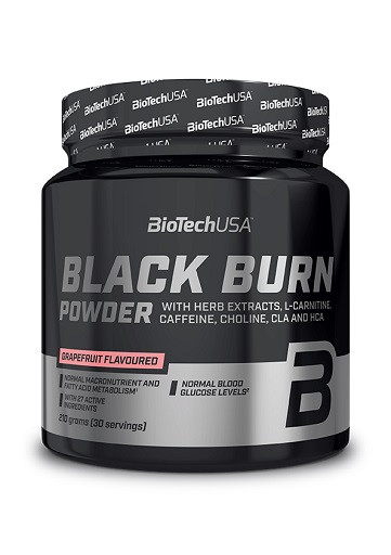 BioTech Black Burn Powder Grapefruit - 210g | ROUGHBULL FITNESS