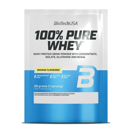 BioTech Pure Whey 28g PROBEN / SAMPLES 50 STÜCK VPE biscuit | ROUGHBULL FITNESS