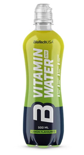 BioTech Vitamin Water Zero 6 x 500ml Lemon | ROUGHBULL FITNESS