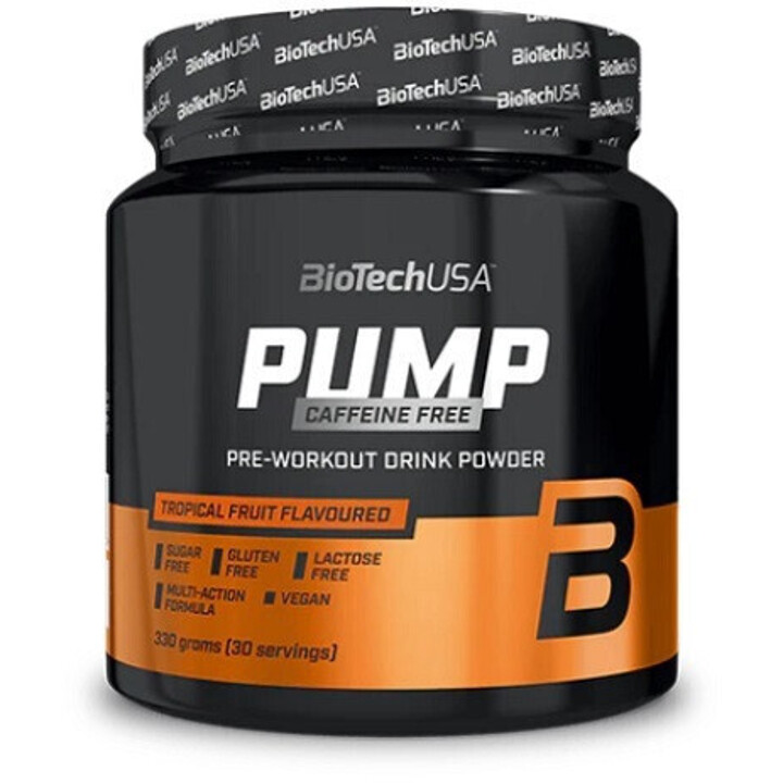 BioTech Pump Caffein Free Pre-Workout 330g (30 Serv.)