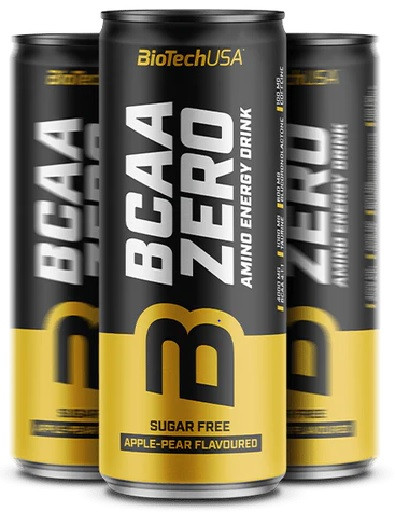 BioTech BCAA Zero-330ml Einzelne Dose Apple-Pear | ROUGHBULL FITNESS