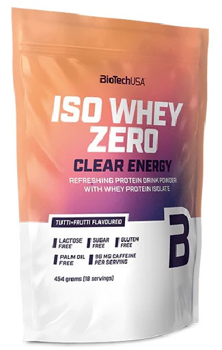 BioTech Iso Whey Zero Clear Energy 454g Tutti Frutti | ROUGHBULL FITNESS
