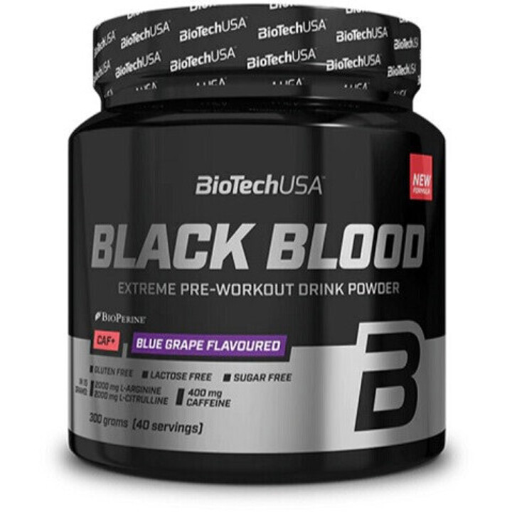 BioTech Black Blood CAF+ 300g (40 Serv.)