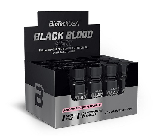 BioTech Black Blood Shot 20x60ml  LEMONADE | ROUGHBULL FITNESS