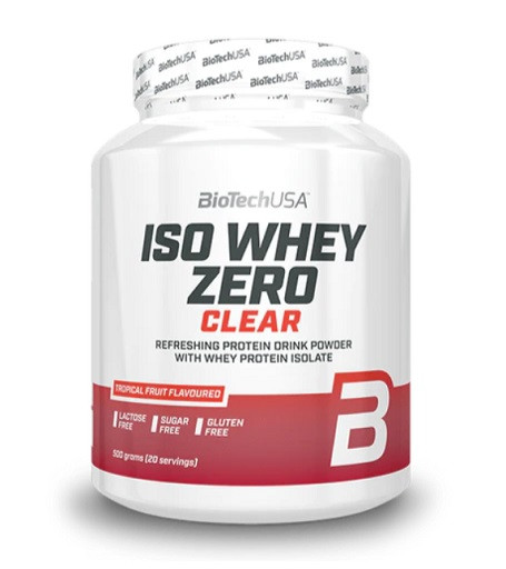 BioTech Iso Whey Zero Clear 500g Pirsich-Eistee | ROUGHBULL FITNESS