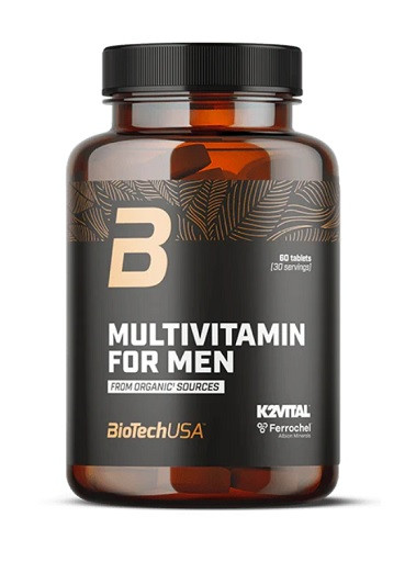 BioTech Multivitamin For Men from organic sources 60 Tabletten | ROUGHBULL FITNESS