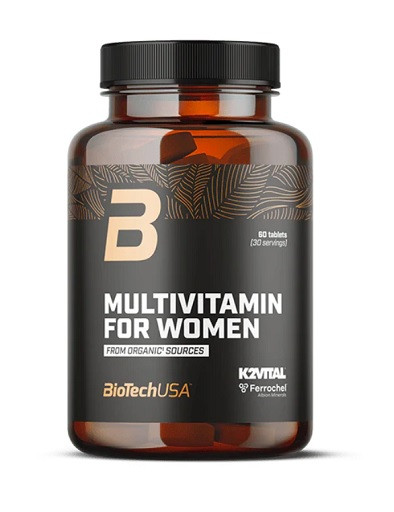 BioTech Multivitamin For Women from organic sources 60 Tabletten | ROUGHBULL FITNESS