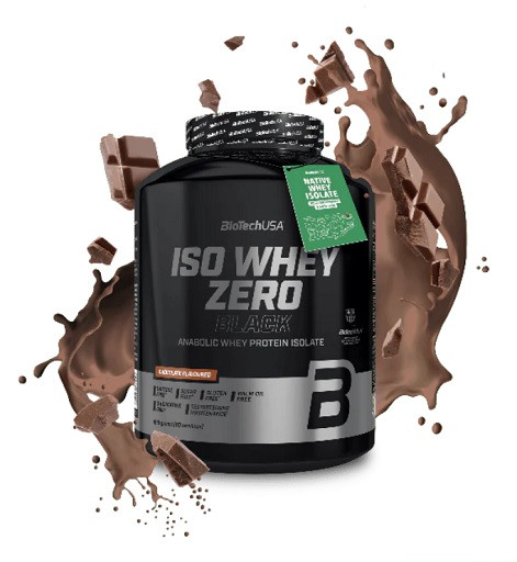 BioTech Iso Whey Zero Black 1816g Erdbeere | ROUGHBULL FITNESS