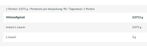 BioTech 100% Instant L-Leucine 277g | ROUGHBULL FITNESS