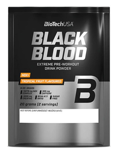 BioTech Black Blood NOX+ PROBEN 5x20g MIX | ROUGHBULL FITNESS