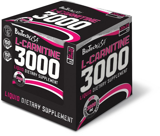 BioTech L-Carnitine Liquid 3000mg 20x25ml Lemon | ROUGHBULL FITNESS