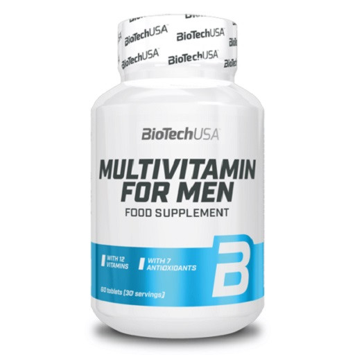 BioTech Multivitamin for Men 60 Tabl. | ROUGHBULL FITNESS
