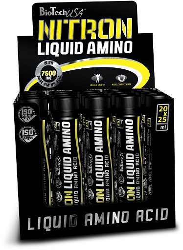 BioTech Liquid Amino SHOTs(20x25ml) Orange | ROUGHBULL FITNESS