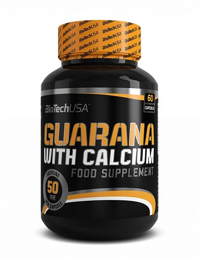 BioTech Guarana with Calcium 60 Kapsel | ROUGHBULL FITNESS