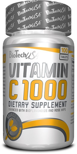 BioTech Vitamin C 1000 - 30 Tabl. | ROUGHBULL FITNESS