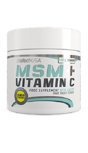 BioTech MSM + Vitamin C - 150g | ROUGHBULL FITNESS