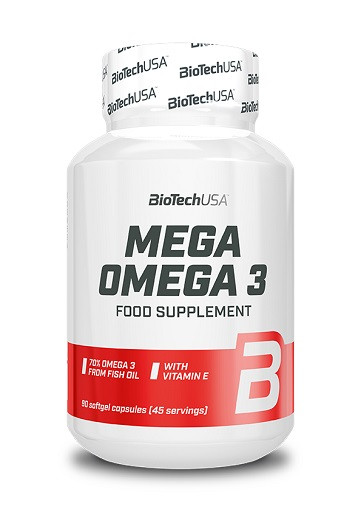 BioTech Mega Omega 3, 90 Kapseln | ROUGHBULL FITNESS