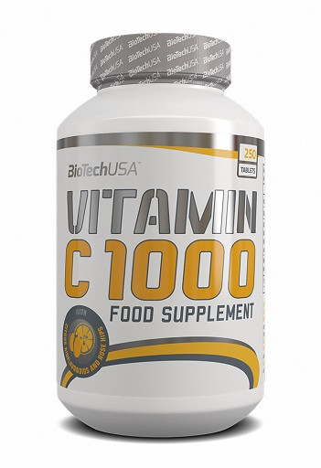 BioTech Vitamin C 1000 - 250 Tabl. | ROUGHBULL FITNESS