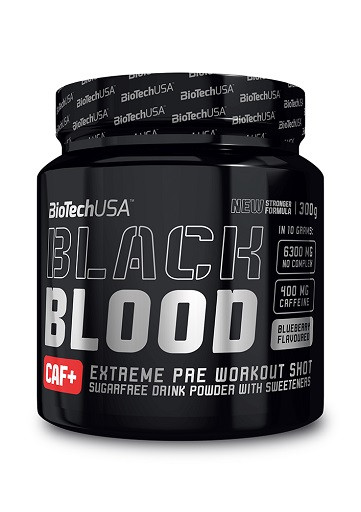 BioTech Black Blood CAF+ 300g INAKTIV!!! Blue Grape | ROUGHBULL FITNESS
