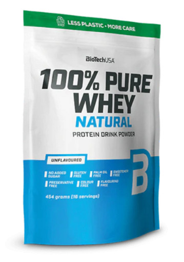 BioTech 100% Pure Whey 454g Biscuit | ROUGHBULL FITNESS