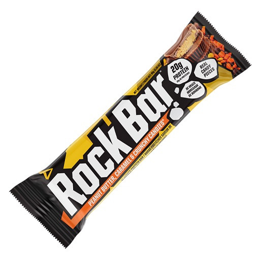Dedicated Rock Bar - 12x65 Chocolate Caramel & Crunchy Peanuts | ROUGHBULL FITNESS