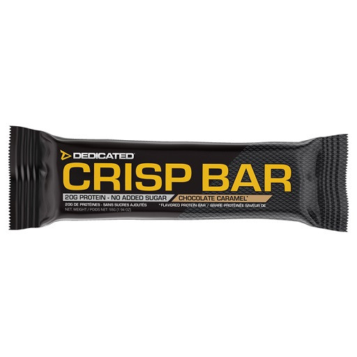 Dedicated Crisp Bar (15x55g) Caramel Preanut | ROUGHBULL FITNESS