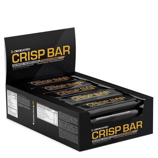 Dedicated Crisp Bar (15x55g) Choclate Caramel | ROUGHBULL FITNESS
