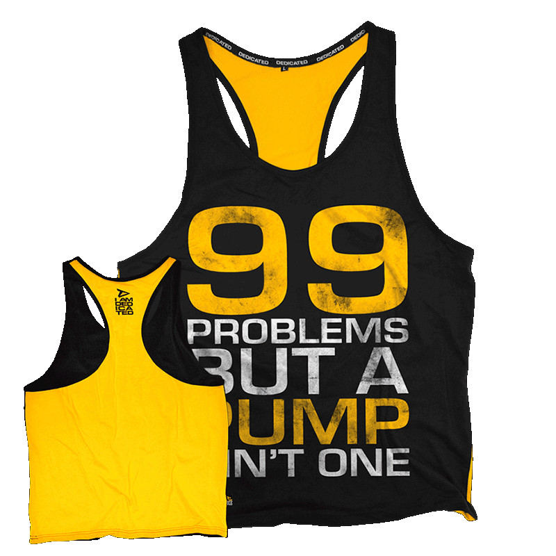 Dedicated Stringer "99 Problems PUMP" XL | ROUGHBULL FITNESS