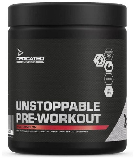 Dedicated Unstoppable Pre-Workout 300g Rocket Ice | ROUGHBULL FITNESS
