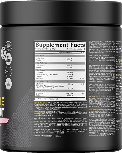 Dedicated Unstoppable 420g Tropical | ROUGHBULL FITNESS