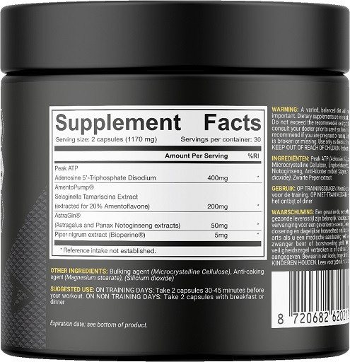 Dedicated True Power 60 Kapseln | ROUGHBULL FITNESS