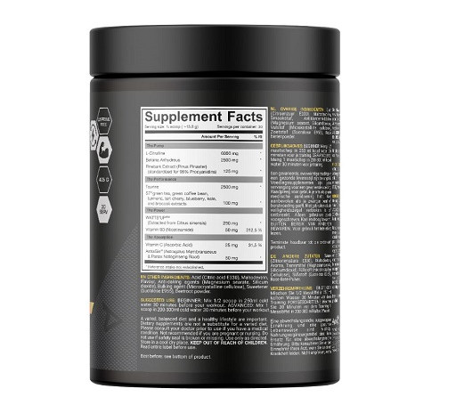 Dedicated Unstoppable Pump - 405g Fruit Punch | ROUGHBULL FITNESS