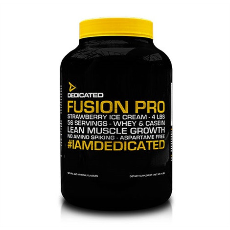 Dedicated Fusion Pro Protein 4 lbs. Vanilla Ice Cream | ROUGHBULL FITNESS