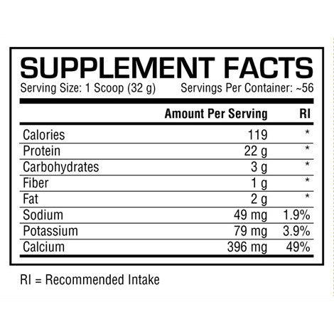 Dedicated Fusion Pro Protein 4 lbs. Banana Ice Cream | ROUGHBULL FITNESS