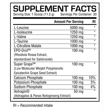 Dedicated BCAA Sensation  V.2 30 Serv.  Mango Strawberry | ROUGHBULL FITNESS