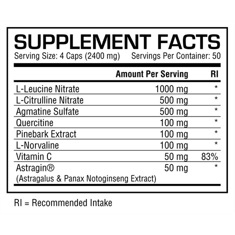 Dedicated Vaso-Grow 250 Kapsel | ROUGHBULL FITNESS