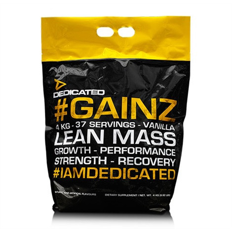 Dedicated Gainz 4kg Vanilla | ROUGHBULL FITNESS