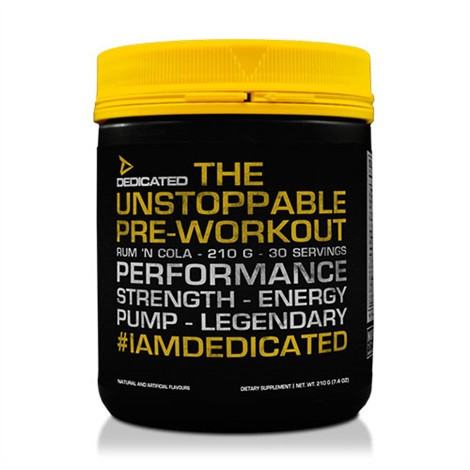 Dedicated Unstoppable V2, 210g Cerry Vodka | ROUGHBULL FITNESS