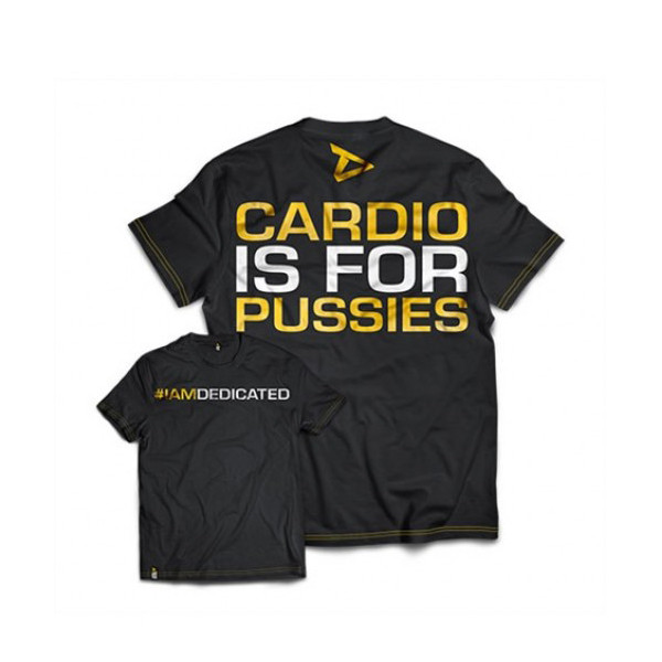 Dedicated T-Shirt "Cardio is for Pussies" XXXL | ROUGHBULL FITNESS