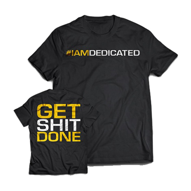 Dedicated T-Shirt "Get Shit Done" S | ROUGHBULL FITNESS