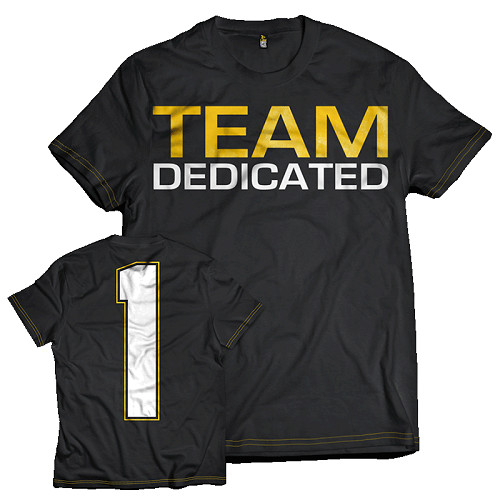 Dedicated T-Shirt "Team Dedicated" S | ROUGHBULL FITNESS