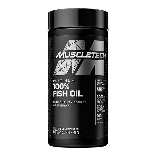 Muscletech PLATINUM Omega Fish Oil - 100 Kapsel | ROUGHBULL FITNESS