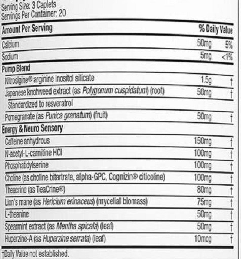 Muscletech SX-7 Black OnyxNeuro NO 60 Kapseln | ROUGHBULL FITNESS