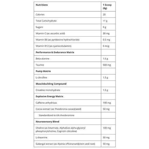 MuscleTech naNO Vapor X5 Next Gen Blue Raspberry 228g | ROUGHBULL FITNESS