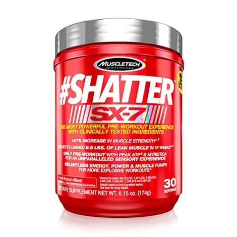 Muscletech #Shatter SX-7 180g Strawberry Daiquiry | ROUGHBULL FITNESS