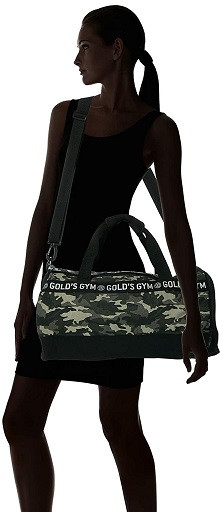Golds Gym Camo Barrel Bag | ROUGHBULL FITNESS