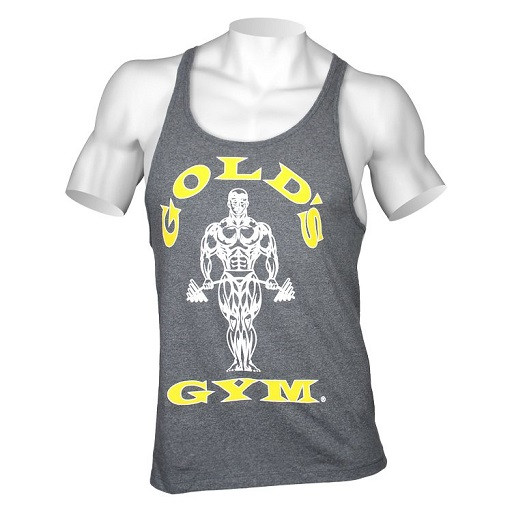 Gold´s Gym Classic Stringer Tank Top - Hellgrau XXL | ROUGHBULL FITNESS