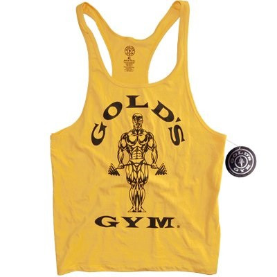 Golds Gym GGVST003 Stringer Joe Premium - Gold M | ROUGHBULL FITNESS