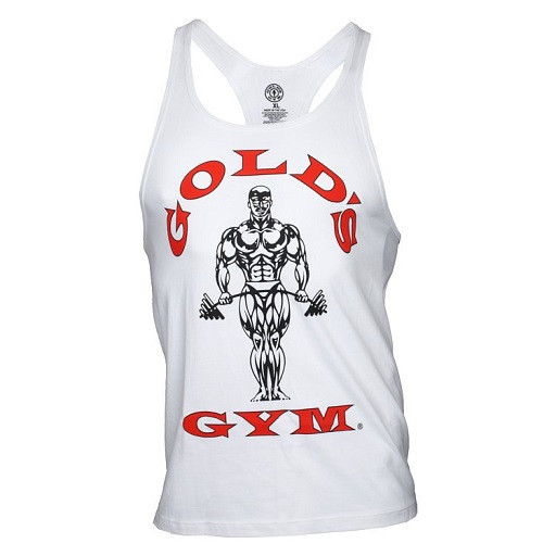 Gold´s Gym Classic Stringer Tank Top - Weiß XL | ROUGHBULL FITNESS