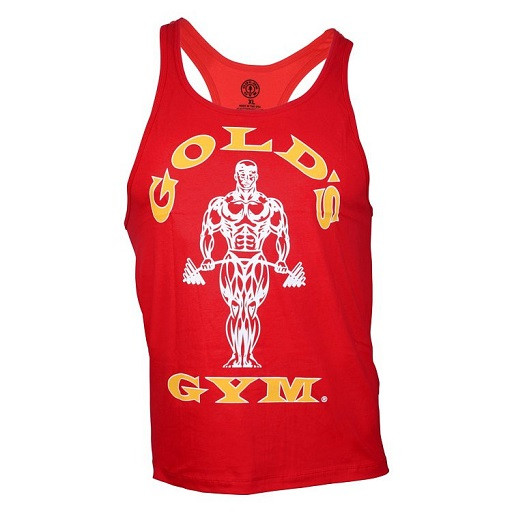 Gold´s Gym Classic Stringer Tank Top - Rot XXL | ROUGHBULL FITNESS